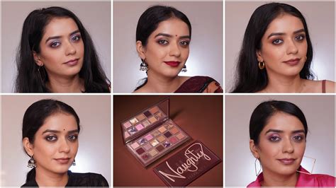 5 Looks YOU Can Create With Huda Beauty Naughty Nude Palette YouTube