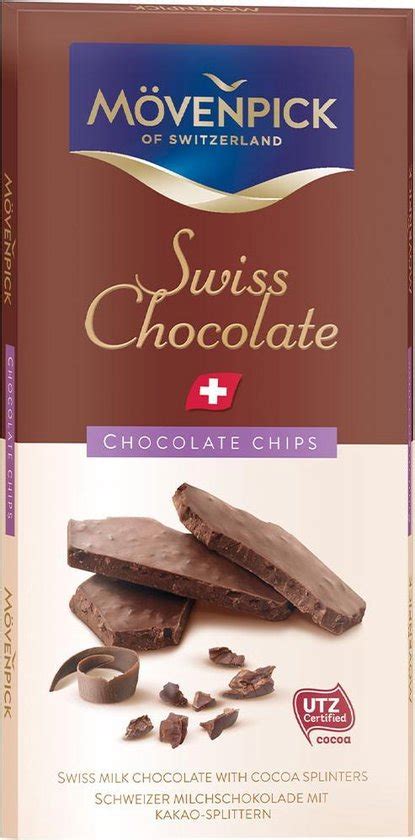 Mövenpick - Swiss Chocolate - CHOCOLATE CHIPS - 70g | bol.com