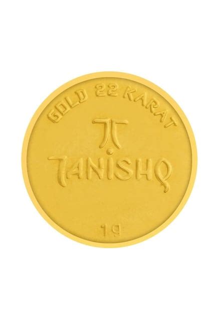 Buy Tanishq 22k (916) 1g Gold Coin Online At Best Price @ Tata CLiQ