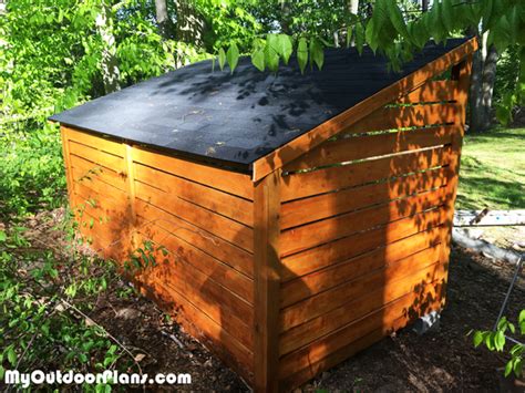 DIY 3 Cord Wood Shed | MyOutdoorPlans