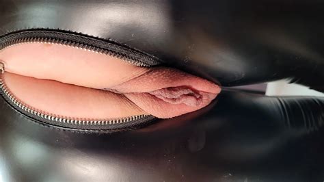 The Huge Dildo And My Latex Catsuit Pics Xhamster