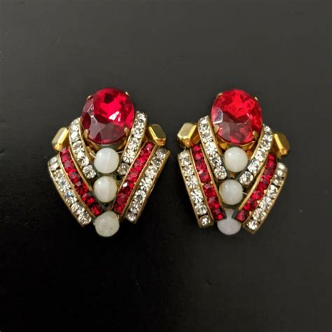 Francoise MONTAGUE Boucles D Oreilles Clips VINTAGES Etsy