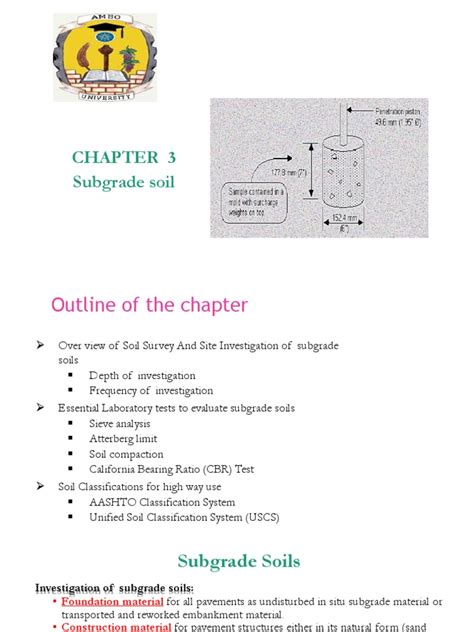 CH-3 Subgrade Soil | PDF | Silt | Geotechnical Engineering