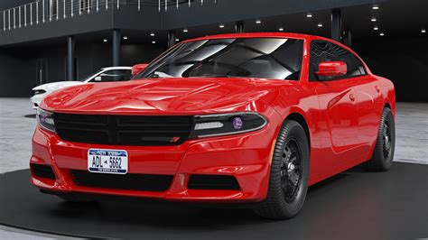 Dodge Charger 2015 Rigged Modelo 3D 119 Max Free3D