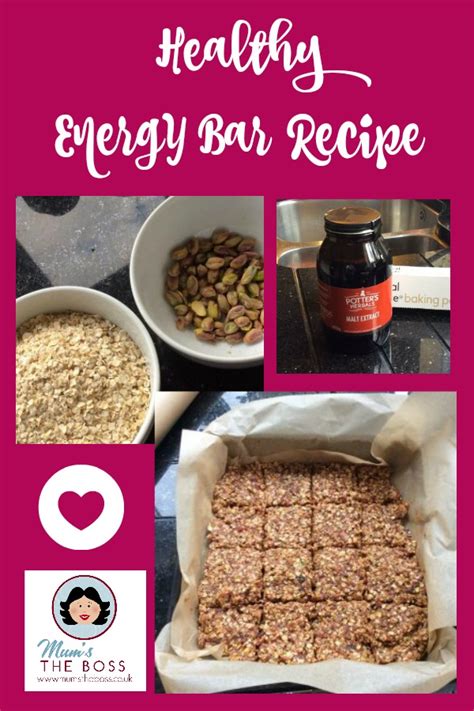 Homemade Energy Bar Recipe