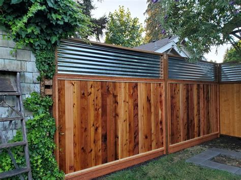 35 Ideas For “corrugated Metal Fence” To Create More Privacy On A