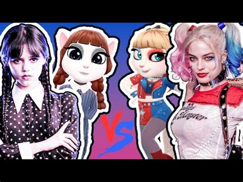 Wednesday Addams Jenna Ortega Vs Harley Quinn Margot Robbie Vs My