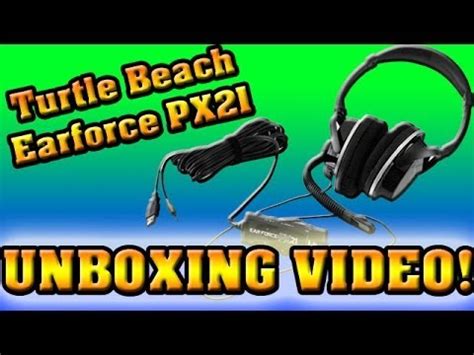 Turtle Beach Earforce Px Universal Headset Unboxing Youtube