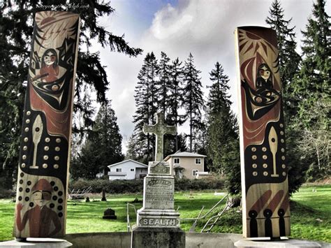 The New Suquamish Museum And Chief Sealths Seattle Gravesite