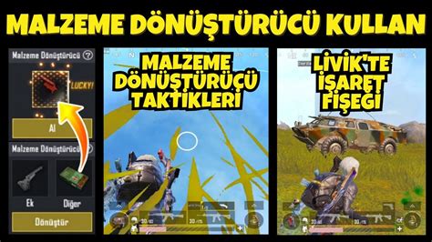 Kez Malzeme D N T R C Y Kullan Rp G Rev Pubg Mobile Malzeme