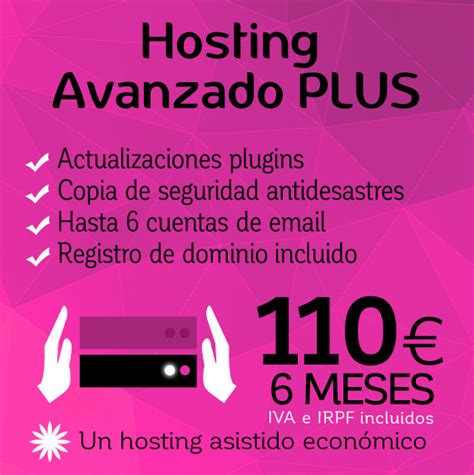 Hosting Avanzado Plus Con Dominio Para Tu Web Logocrea Dise O De