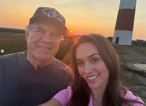 Former Patriots Coach Bill Belichick 72 Pictured In Affectionate