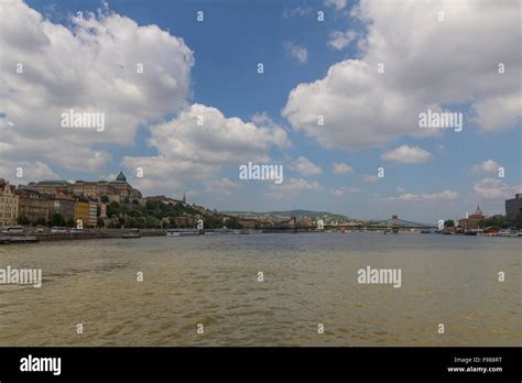 Budapest city panorama with the river Danube Stock Photo - Alamy