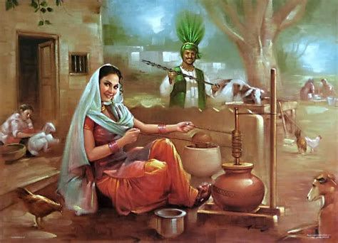 Punjabi Culture Art Village Punjabi Culture Culture Art