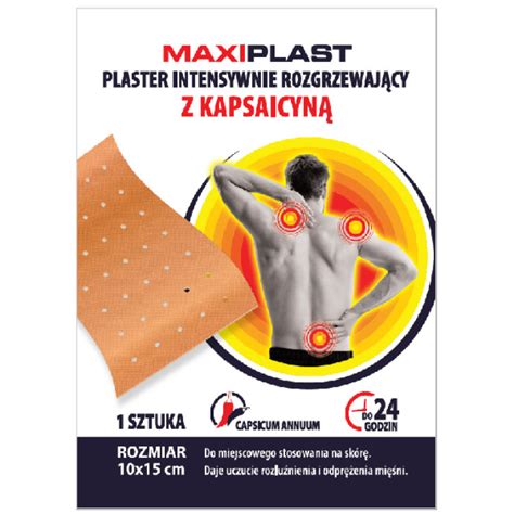 Plaster Rozgrzewaj Cy Maxi Hot Plast X Cm Sztuk Apteline Pl