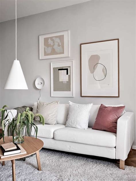 Phòng khách tông màu nude be