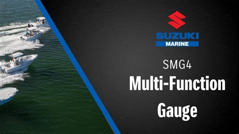 Suzuki Marine SMG4 Multi Function Gauge YouTube