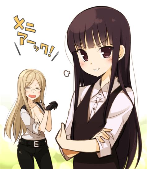 Shirakiin Ririchiyo And Yukinokouji Nobara Inu X Boku Ss Drawn By