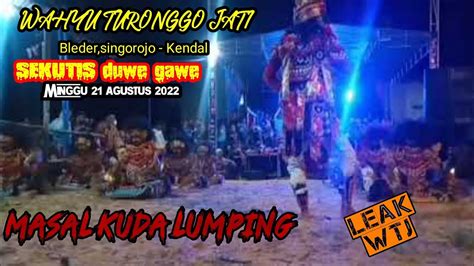 Kuda Lumping W T J Wahyu Turonggo Jati Live Dusun Sekutis Desa Tabet