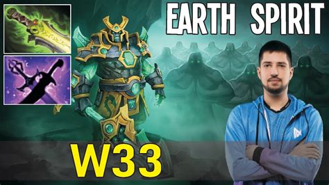 W Earth Spirit Mid Destroy Pog Kills Dota Pro Gameplay Youtube