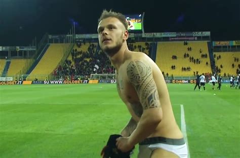 Hot Italian Soccer Player Undresses In White Briefs ThisVid