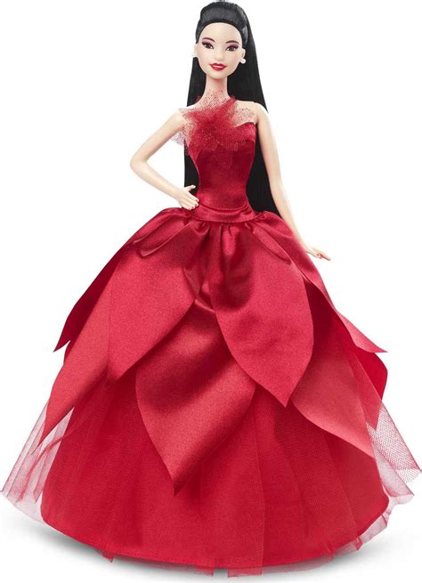 Free Shipping Barbie Doll Barbie Signature 2022 Holiday Doll Black