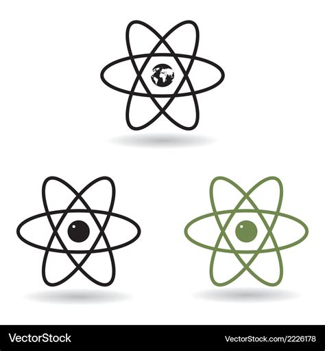 Physics Atom Model With Electrons Royalty Free Vector Image 56 Off