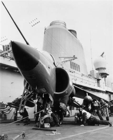 Out of Service • Falklands Air War: Sea Harrier FRS1 being armed...