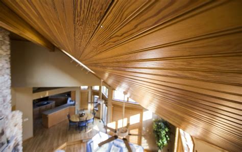 Ceiling Wood Tongue and Groove Installation