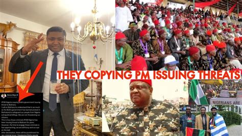 Pm Simon Ekpa Reacts As Ipob Nigeria Ohanaeze Copying Him To Banned