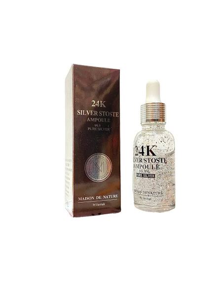 Venhali Maison Denature by / 24K Silver Stoste Ampoule 99.9 Pure Silver ...