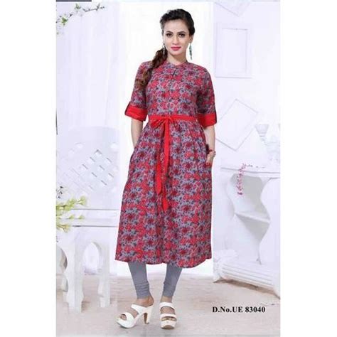 Cotton And Silk Ladies Kurtis Size M L And Xl At Rs 545 In Mumbai Id