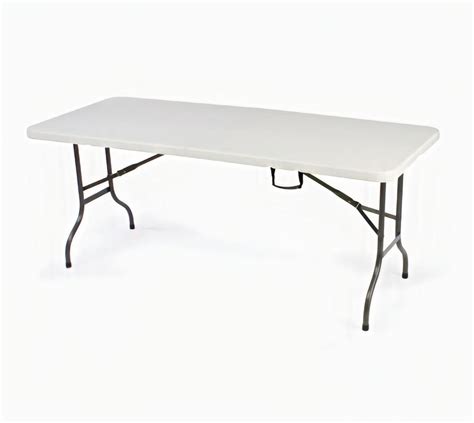 Folding Trade Show Table | White | Post Up Stand