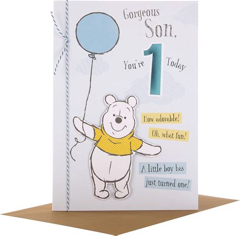 Hallmark Biglietto Di Auguri Per Il Primo Compleanno Di Winnie The