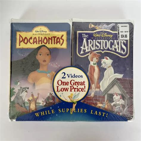 Pack De Chefs D Uvre Walt Disney Pocahontas The Aristocats Vhs