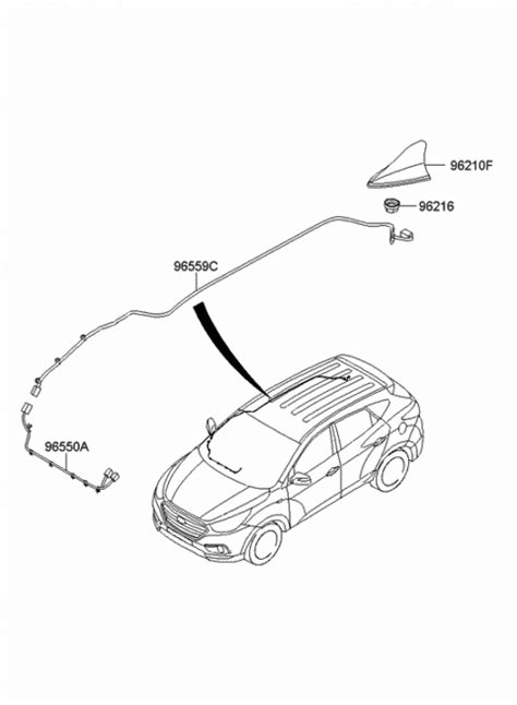 Antenna 2015 Hyundai Tucson Fuel Cell