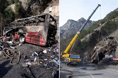 Alps Coach Crash Survivor Burned By Fireball Strips Down To Underwear