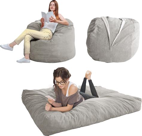 Maxyoyo Giant Bean Bag Chair Bed For Adults Convertible