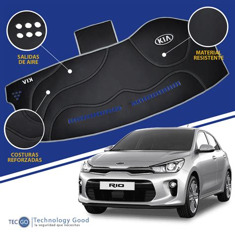 PROTECTOR PARA TABLERO TIPO KIA RIO 2018 2020 TECGO AUTO ACCESORIOS