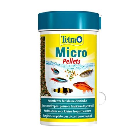 Корм для аквариумных тропических рыб Tetra Micro Pellets, 100 мл ...