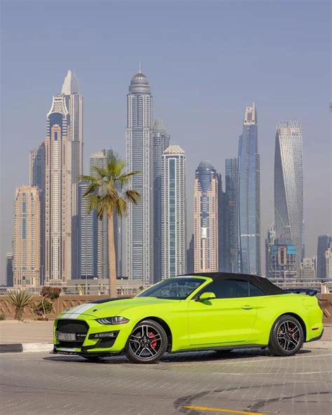 Ford Mustang Car Rental Dubai Cars Sports Car Rental