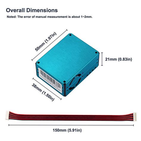 3x Pms5003 Pm25 Pm10 Quality Detection Sensor Digital Particle