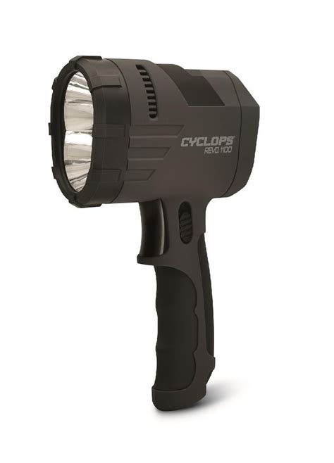 Cyclops Revo Lumen Handheld Rechargeable Spotlight Blk Handheld