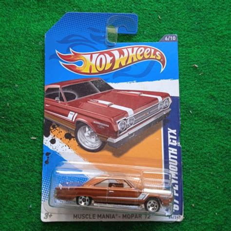 Jual Hot Wheels Hotwheels Plymouth GTX Coklat Muscle Mania Mopar Shopee Indonesia