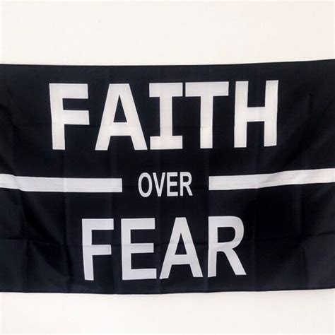 Faith Over Fear Flag Etsy