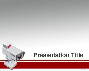 Free Security Camera PowerPoint Template