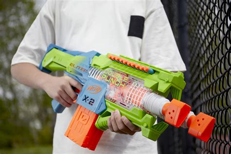 NERF ELITE 2 0 motorizuotas šautuvas DOUBLE PUNCH modelis F6363