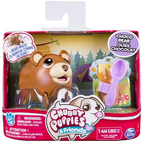 Игрушка Chubby Puppies коллекционная фигурка 56709 (шоколадный медведь ...