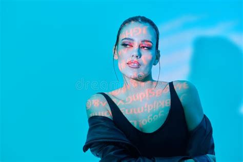 Alluring Brunette Woman Stock Image Image Of Eyeshadows