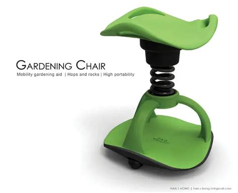 Gardening Chair Mobility Gardening Aid For Boomers By Han S Hong Tuvie Design